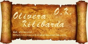 Olivera Kilibarda vizit kartica